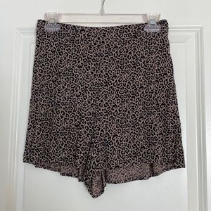cheeta romper shorts- American Eagle